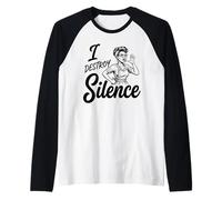 Black Mom Screaming Chaos Humor Silence Funny Mothers Day Raglan Baseball Tee