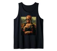 Black Mona Lisa Afro African American Black History Month Tank Top