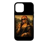 Black Mona Lisa Afro Black Diva Juneteenth African American Case for iPhone 12 mini