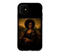 Black Mona Lisa Juneteenth African Roots Black Diva Afro Case for iPhone 11