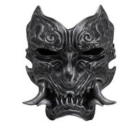 Black Monkey Cosplay Mask Resin Anime Halloween Dance Party Costume Mask Props (Silver)
