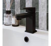 Black Mono Basin Mixer Tap - Como