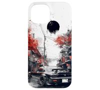 Black Moon Japanese Tokyo JDM Car Case for iPhone 15