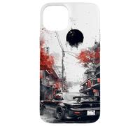 Black Moon Japanese Tokyo JDM Car Case for iPhone 15 Plus