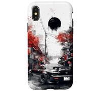 Black Moon Japanese Tokyo JDM Car Case for iPhone X/XS