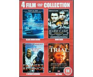 BLACK MOON RISING / HARD CASH / A FATHER'S REVENGE / THE TRIAL ( UK EDITION ) DVD