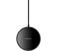 ZAGG mophie wireless charging pad mini - 7.5W Fast Charging - Made for Apple iPhone and AirPods - Polished Finish - Black (UK Plug)