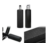 Black Motorcycle Adjustable Rear Passenger Front Footrest Rider Driver Foot Rest Pegs Floorboards Universal Motorbike Foot Rests