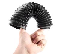 Black Motorcycle Fork Covers Rubber Shock Dust Boots for Front Forks Universal ATV Dirt Bikes