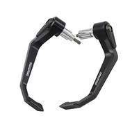 Black Motorcycle Handlebar Protector 7/8Inch 22mm Universal,Motorcycle Brake Protector Aluminum Alloy,Handlebar Brake Clutch Lever Hand Guard (Black)