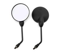 Black Motorcycle Mirrors 10mm Rearview Mirror For Shadow Revel CB Cruiser Spirit 750 1100 VLX600 VT600C VTX1100