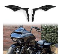 Black Motorcycle Sportster Mirrors for Harley Road King Street Electra Glide Road Glide Dyna Softail Rearview 1982-2018 2019 2020