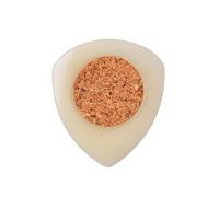 Black Mountain Handcrafted Tagua Guitar Picks with Embedded Cork Grip - Four Pack - Warm Tone for Acoustic & Electric Guitars, 2.5 mm Heavy Gauge Thickness, Unique Jewelry-Like Design