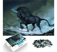 Black Mountain Unicorn1000 Piece Jigsaws for teenagers Challenging Game and Family Play Artists Collection, Fine Art 38x26cm