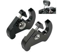 Black Mounting Luggage Rack Sissy Bar Docking Latch Clips Lock Fit for Harley Davidson Softail Sportster 883 Touring Road Glide Street Glide Road King Electra Glide CVO 1984-2023
