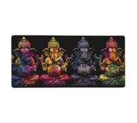 Black Mouse Pad 1600 x 800 mm Large Mouse Mat Elephant Desk Mat with Water Resist Surface，XXL Mousepad with Anti-Slip Rubber Base，Extended Gaming Mouse Pads for Desktop Decor，Gift for Women/Men M1201