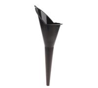Black Multi-Function Engine Oil Funnel with Long Stem, Multi-Function Auto Engine Oil Petrol Change Funnel Long Stem Plastic for Car Motorcycle ATV Boat Circular and (11.02in)