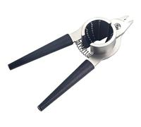 Black Multi-Functional Nut Opener Tool, Stainless Steel Walnut Opener with 8.3 x 3.5 in / 21 x 9 cm Long Handle, Heavy Duty Pecan Sheller, Ergonomic Design for All Nuts & Hard Shells