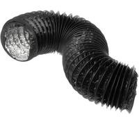 Black Multi-Layered Flexible Duct Hose100mm /1M Pvc Wire Reinforced Vent Pipe