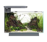(Black, Multicolour) Superfish Quadro 40 Aquarium Fish Tank LED Lighting & Filter, Optional Cabinet