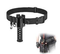 Black Multifunction Fishing Belt Adjustable Fishing Rod Holder