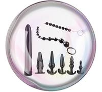 Black Multifunctional Silicone Trainer with Various Shaped Accessories, Combined with Fitness Equipment -K+5 (Pack of 8)