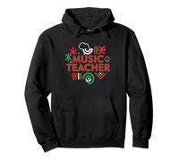 Black Music Teacher African American Music Teaching Pullover Hoodie