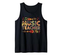 Black Music Teacher African American Music Teaching Tank Top