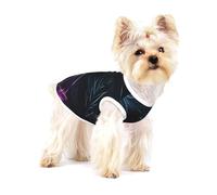 Black mystery Full Print Cotton Pet Vest S Dog Cat Clothes Soft Elastic Breathable Pullover Pet