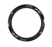 Black Mystery Heart Stone Car Steering Wheel Cover, Non-Slip, Odorless,& Universal Standard Size 15 Inches (About 38 Cm), Unisex.