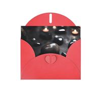 Black Mystery Heart Stone Greeting Card, Blank Card With Envelope, 4x6 Inches (Approx. 10x15 Cm), For Events, Weddings,& Birthdays.
