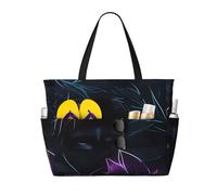 Black mystery Multifunctional Beach Travel Bag Multi Pocket Fashionable Design Suitable for Various Outdoor Venues