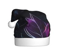 Black mystery Plush Christmas Hat Comfortable Headwear for Holiday Parties and Parent Child Activities
