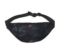 Black mystery Travel Fashion Waist Bag, Suitable for Sports, Running, Cycling, Traveling, Fishing Boys Large Crossbody Waist Bag,