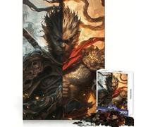 Black Myth Wukong 1000 Pieces Jigsaws Adults Puzzles Cognitive Memory Serene Escape Exact Cut Art Xmas Gift (38X26CM)