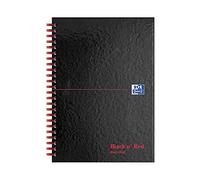 Black n' Red A5 Recycled Twinwire Hardback Notebook - Black/Red