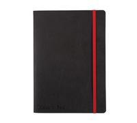 Oxford Soft Cover Notebook Black n' Red 400051204 – A5, Ruled, Numbered Pages, 144 Sheets – Black
