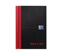 Black n Red Book Casebound 90gsm Ruled 192pp A6 - 100080429