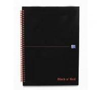 Black n Red Book Wirebound 90gsm Ruled Indexed A-Z 140pp - 100080232