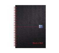 Black n Red Book Wirebound Ruled and Perforated 90gsm - 100080154