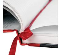 Black N Red Casebound Hardback Notebook 192 Pages A6 (Pack Of