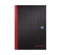 Black n' Red Casebound Plain Hardback Notebook A4 (Pack of 5) 100080489