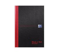 Black n' Red Casebound Ruled Recycled Hardback Notebook 192 Pages A5 (Pack of 5) 100080430