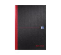 Black n Red Notebook A4 Ruled Casebound Assorted 96 Pages