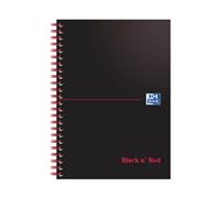 Black n' Red Wirebound Notebook 100 Pages A5 (Pack of 10) 1100080155