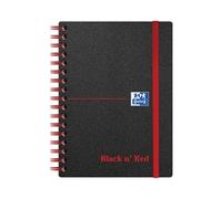 Black N Red PP Ruled Notebook A6 PK5