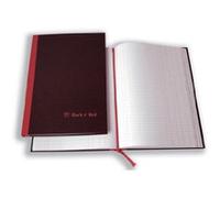 Oxford Black n Red Notebook A4 Hardback Casebound Ruled With Double Cash 192 Pages (Pack 5)100080514