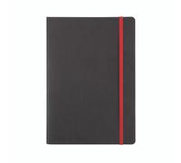 Black N Red Soft Cover Notebook A5