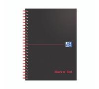 Black N Red Wire Rule Notebk A5 PK10