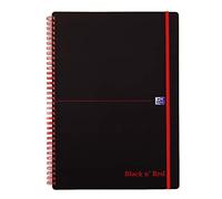 Black n' Red Wirebound Polypropylene A4 Book